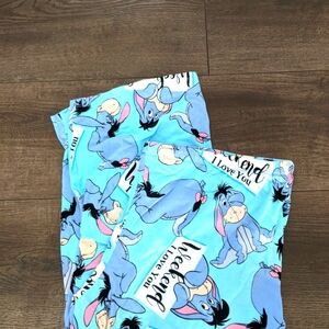 Eeyore Blue PJ Pants Size 2X